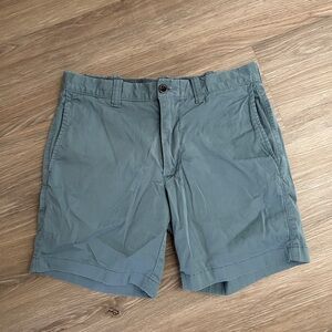 J CREW - Men's Casual Slim Fit Shorts in gray blue